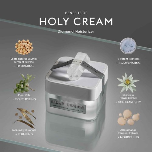 AMEON Holy Cream Moisturizer - Ultra-Nourishing, Skin Tone Perfecting, Regenerating, Lightweight, Gentle, Anti-Aging, Hydrating