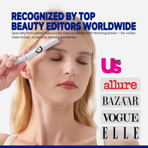 Dr Vincent Eyebrow Growth Serum with Biotin Peptides, 2.3× Absorption Advanced Formula for Naturally Fuller, Thicker, Stronger Brows, Vegan Cruelty-Free, 0.17 Fl Oz (5mL)