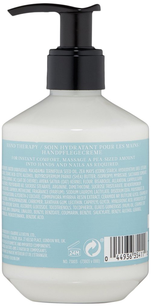 Crabtree & Evelyn Soothing Hand Therapy, Goatmilk and Oat, 8.64 oz