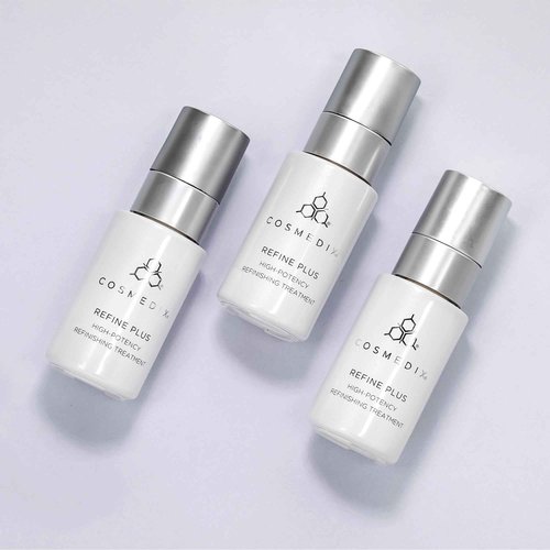 COSMEDIX Refine Plus, High Potency Anti-Aging Treatment for Face - PM Night Facial Peel for Acne Scars, Dark Spots, Fine Lines & Hyper-Pigmentation with Retinol Complex & Hydrating Ingredients