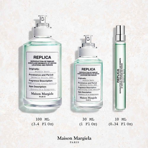 Maison Margiela - Replica - Bubble Bath Eau de Toilette - Fresh Fragrance - With Soap Bubbles, Rose & Coconut Milk - 1.0 Fl Oz