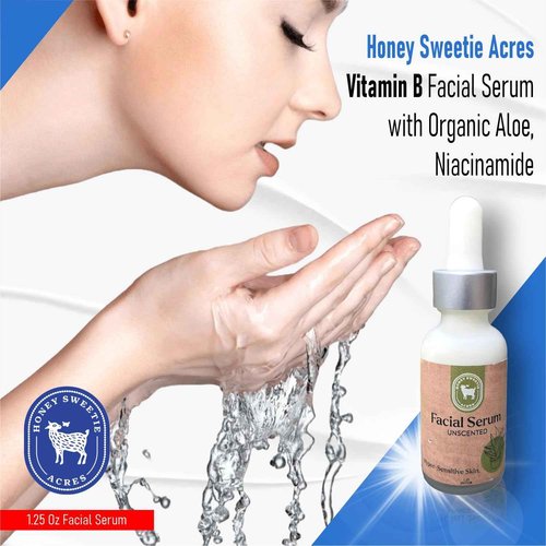 Honey Sweetie Acres All-Natural Skincare Bundle – Avocado Cleansing Bar, Vitamin B Serum & Goat Milk Cream – Hypoallergenic, Fragrance-Free for Sensitive Skin