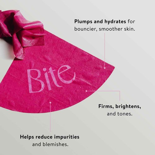 BAWDY Bite It 4 Pack - Plant Based Collagen Butt Mask - Hydrating + Toning Beauty Treatment - 2 Sheets, One for Each Cheek - Clean Beauty for Your Butt (4 Single Use Masks)