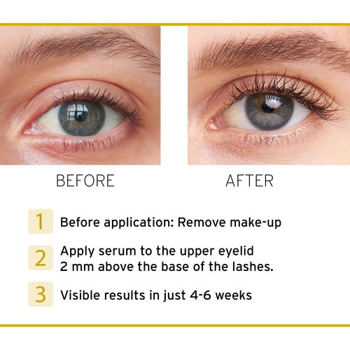 Nuvega Lash - Vegan Eyelash Serum & Eyebrow Serum Set I Longer Eyelashes in 4-6 Weeks I Lash and Eyebrow Growth Serum I Made in Germany I 1ml & 3ml