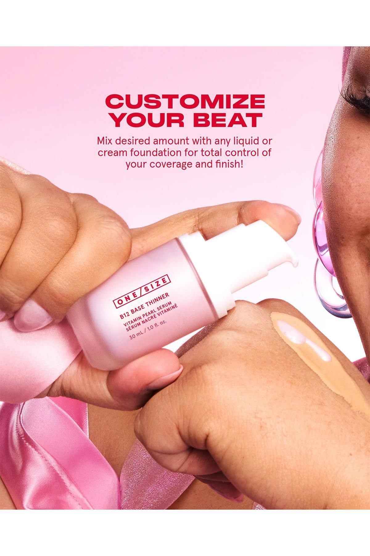 One Size B12 Base Thinner Vitamin Pearl Serum - 30 mL / 1.0 fl oz