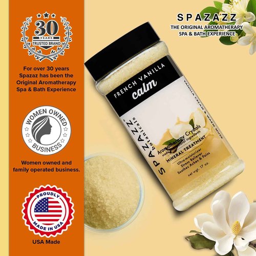 Spazazz Warm French Vanilla Crystals (17 oz)
