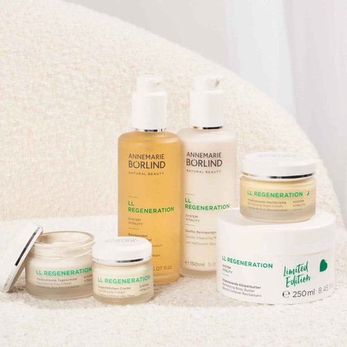 ANNEMARIE BÖRLIND - LL REGENERATION Revitalizing Night Cream - Natural Anti Aging Vitamin C, E and Retinoid Face Cream for Visibly Firmer and Wrinkle Free Skin - Step 4 of 5-1.69 Oz.