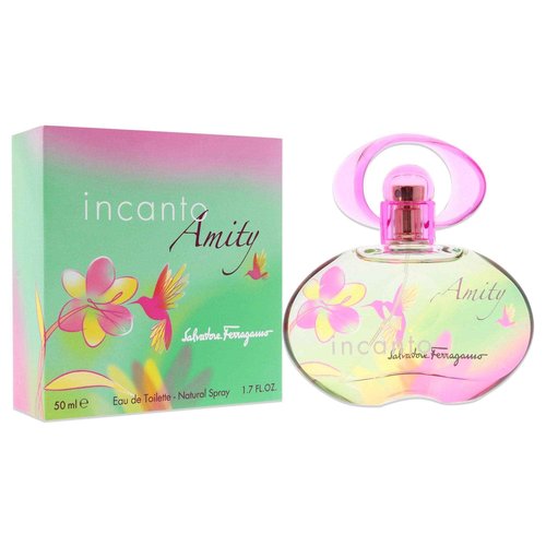 FERRAGAMO Incanto Amity Eau de Toilette, Perfume Spray for Women, 1.7 Fl. Oz.