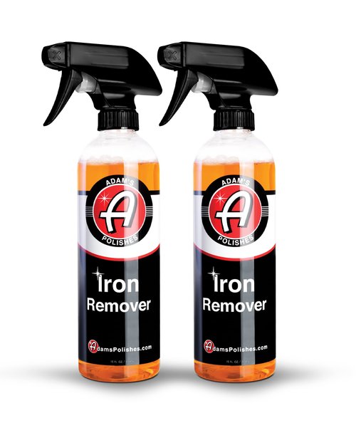 Adam's Iron Remover (16oz, 2 Pack) - Fallout & Iron Remover Spray for Car Detailing Removes Iron Particles in Auto Paint, Wheels, Motorcycle, RV & Boat - Use Before Clay Bar, Wax or Car Wash