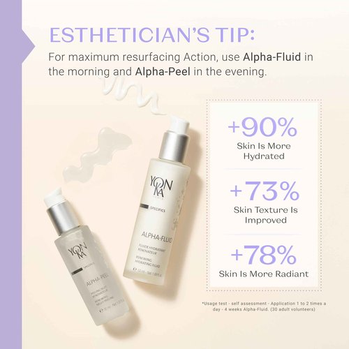 Yonka Alpha Fluid | Daily Face Moisturizer with Fruit AHA | Age Defense Serum for Fine Lines | Vitamin E & Rice Bran Oil | Hydrating Emulsion for All Skin Types | 1.69 fl oz