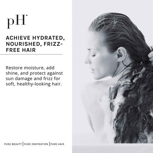 pH PURE HAIR Laboratories Ultimate Summer Hair Care Essentials: Shampoo Conditioner & Anti-Frizz Oil for Sun, Salt & Chlorine, Hydrates & Repairs with Aloe Vera & Tulip Extract (8.45+8.45+3.38 fl oz)