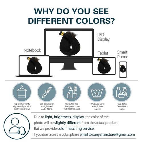 I Tip Human Hair Extensions 28 Inch #1B Natural Black - Long Straight Pre Bonded Black I Tip Hair Extensions 50g/50Strands