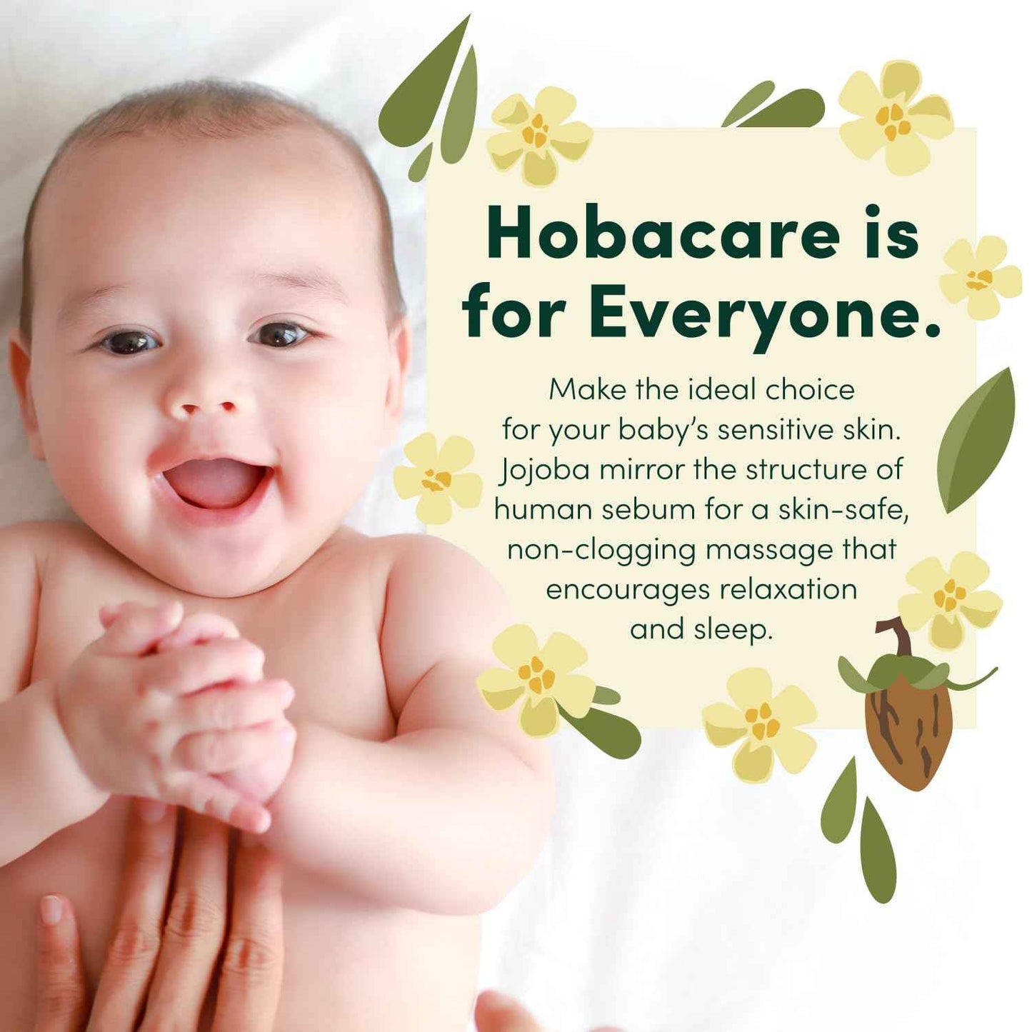 HobaCare Bulk Organic Jojoba Oil - Natural 100% Pure Hexane Free Unrefined Carrier Oil for Skincare, Beard, Hair, Face, Scalp Massage, Bath, Facial - Long Shelf Life (64 oz Half Gallon)