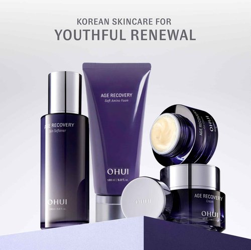 OHUI Age Recovery Eye Cream | Korean Skin Care | Moisturizing Eye Treatment with Collagen & Peptides | Visibly improves Firmness, Wrinkles, and Dark Circles