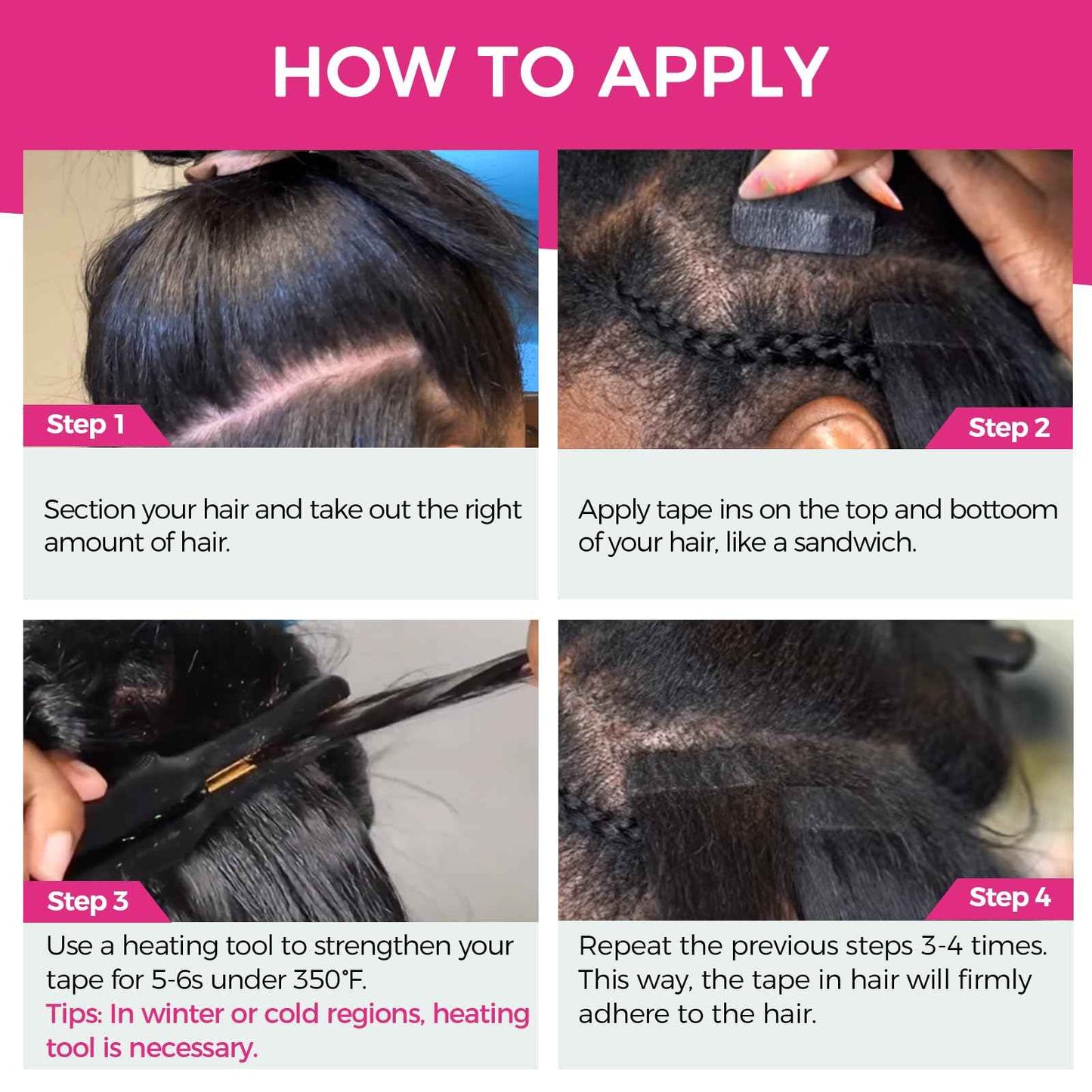 Lashey Tape in Hair Extensions Human Hair 40pcs 100g/pack 22 Inch Body Wave Natural Black Soft and Invisible Hair Extensions