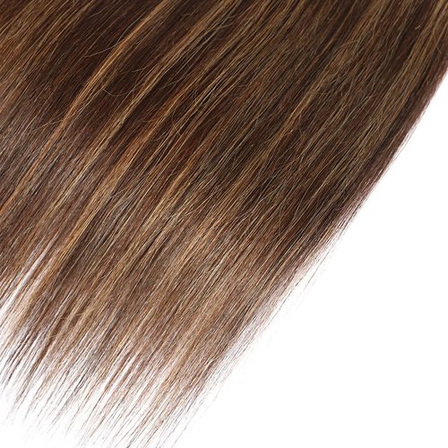 Habiliana Bundles Human Hair 20 22 24 Inch Straight Wave P4/27 Human Hair Bundles 11A Unprocessed Brazilian Virgin Quick Weave Hair Extensions for Black Women