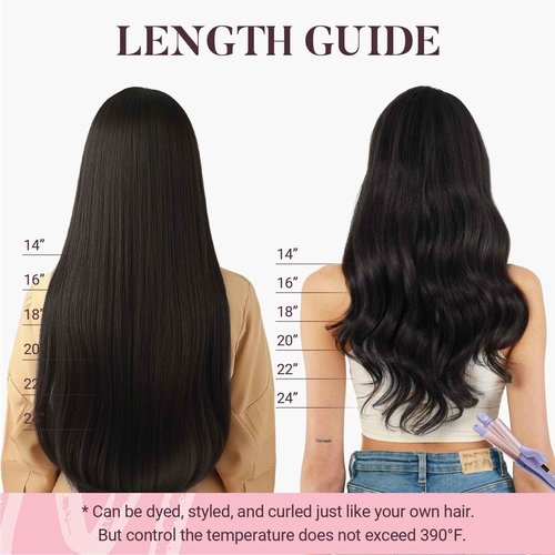 MAXITA Sew in Hair Extensions Real Human Hair, 20 inch 100g Chocolate Brown Remy Straight Human Hair Weft Extensions, Full Hair Double Weft Soft Sew in Extensions