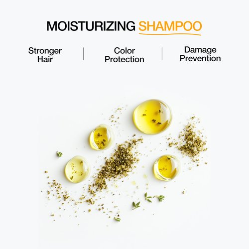 Global Keratin GK Hair Moisturizing Shampoo and Conditioner Set 300ml I Vent Brush (2.5 Inch) Rubber Handle