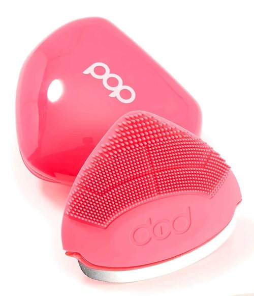 Pop Sonic Strawberry 3 in 1 Skin Exfoliating Cleanser Clean Massage Exfoliate - Pink