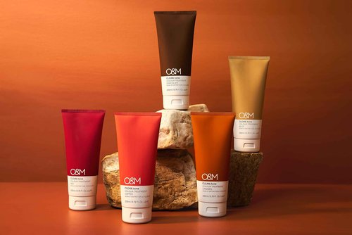 O&M CLEAN.tone Hair Color Treatment Free from Sulfates, Parabens, Silicones, Phthalates, Triclosan, Propylene Glycol & Gluten, Vegan, Cruelty Free, Light Brown/Light Blonde, 200ml, Copper