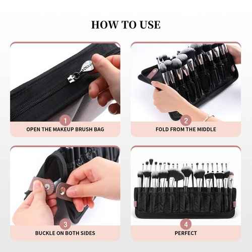 DUcare Makeup Brushes 12Pcs +DUcare Makeup Brush Organizer