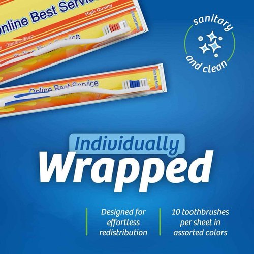 Online Best Service 1000 Toothbrushes Lot Wholesale Standard Classic Toothbrush