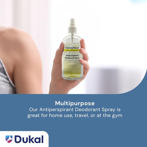 Dukal PSD40 Dawn Mist Antiperspirant Deodorant, 4 oz, Pump Spray, Pack of 48