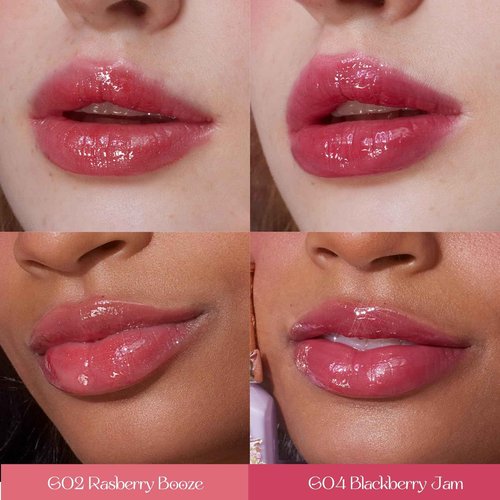 Flower Knows Violet Strawberry Rococo Gift Box Set,7-Piece Makeup Box with Mirror,Lip Gloss×2+Blush×2+Blush Brush×1+Hair Clip×1+Gift Box×1,Perfect Makeup Gift for Girls & Women