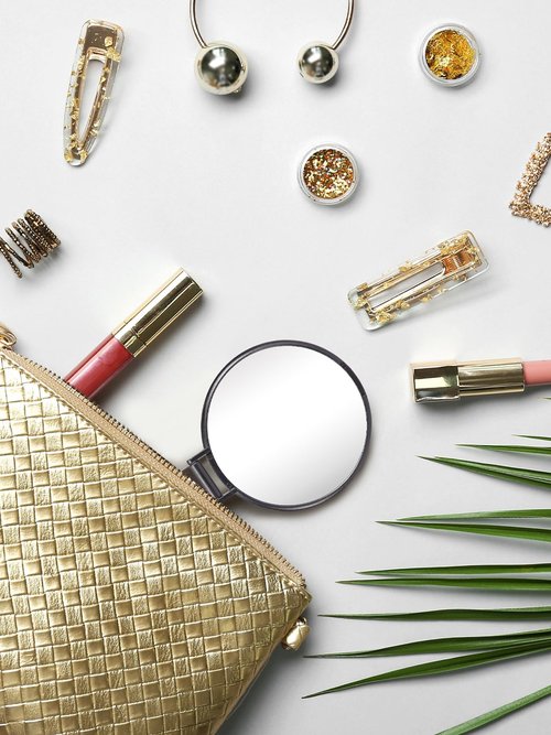 Qislee Compact Mirror Bulk, Round Makeup Mirror for Purse, Set of 200 (White)