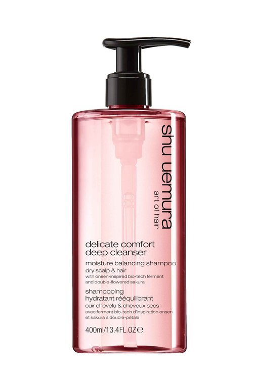 shu uemura art of hair Delicate Comfort Clarifying Shampoo For Dry Scalp & Hair - Cleanses and Softens, With Essential Nutrients and Antioxidants, 13.4 Fl Oz