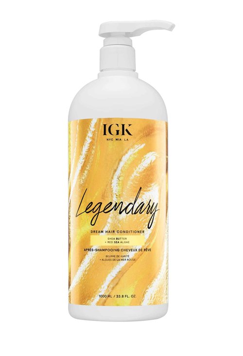 IGK LEGENDARY Dream Hair Conditioner Liter | Healthy + Hydrated + Shine | Vegan + Cruelty Free | 33.8 Oz