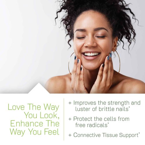 Irwin Naturals Longer, Stronger Hair and Nails - 120 Liquid Softgels, 2 Pack - Promotes Vibrant Shine Texture & Strength - 120 Total Servings