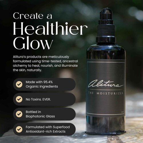 Alitura Naturals Face Moisturizer for Men & Women – 100ml Daily Hydrating Cream with Aloe Vera, Bee Propolis, Sea Buckthorn, & Honey – Anti-Aging, Soothing, Non-GMO, USA Made