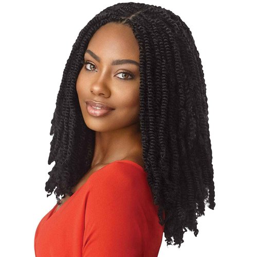 Outre Crochet Braids X-Pression Twisted Up 3X Springy Afro Twist 16" (5-Pack, 1)