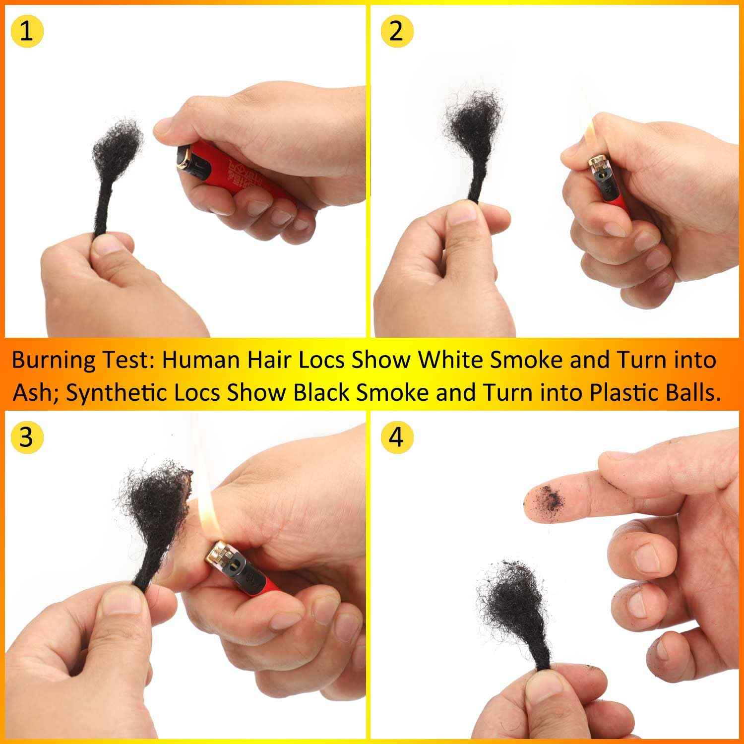 #27 Honey Blonde Loc Extensions Human Hair Dreads Extensions Dreadlock Extensions Human Hair Locs Extensions for Men Women Kids 0.4 cm 10 Inch 30 Strands Real Human Hair Locs Handmade Permanent Locs