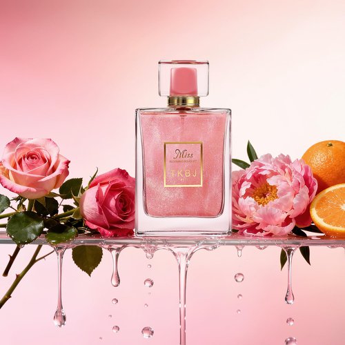 TKBJ Miss Blooming Bouquet Eau de Toilette for Women, Floral Fruity Perfume with Peony & Musk - Inspired by Dioor, 3.4 oz / 100ml, Elegant & Long-Lasting Fragrance