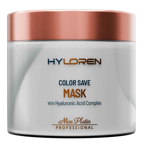 Mon Platin Professional HYLOREN Hair Mask for Colored Hair, Saloon Professional Hair Care Mask, 500ml, Sulfate Free