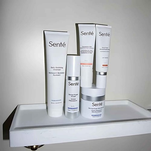 Senté Even Tone Mineral Sunscreen Tinted | SPF 40 Light-Medium | Hydrating, Lightweight Sun Protection Treatment for Redness & Discoloration | UVA/UVB & Blue Light Defense | 1.7 oz