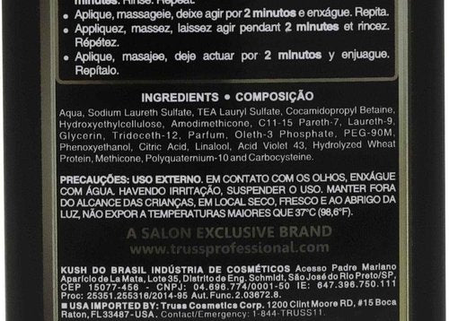 TRUSS Blond Shampoo and Conditioner Set with Violet Pigments