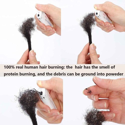 Vligcor 100% Real Human Hair Loc Extensions Full Handmade Permanent Locs For Women Men 60 Strands Of 4 Inch 0.4cm Thickness Dreadlock Extensions Human Hair An Be Dyed Bleached Curled