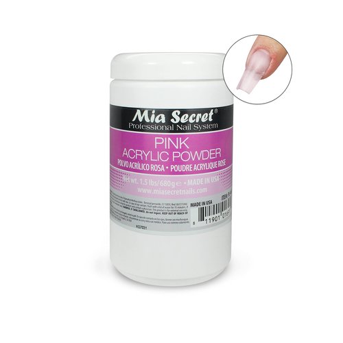 Mia Secret pink Acrylic Powder 1.5 lbs - Made in USA