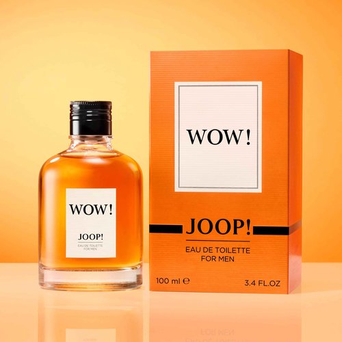 JOOP! Wow! Eau de Toilette – Woody Men's Cologne – With Notes of Cardamom, Bergamot, Vetiver & Vanillla – Luxury Perfumes for Men – Long Lasting Fragrance – 3.4 fl oz