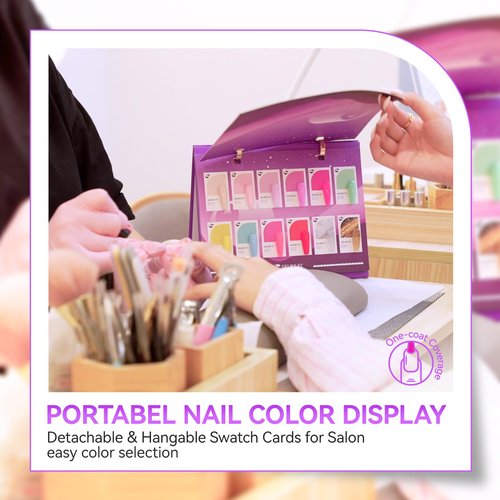 gelike ec Pro Gel Polish for Salon: 36 Colors Kit HEMA-FREE Highly Pigmented Formula Manicure Nail Art Design for Women 16ml Professional Bottles