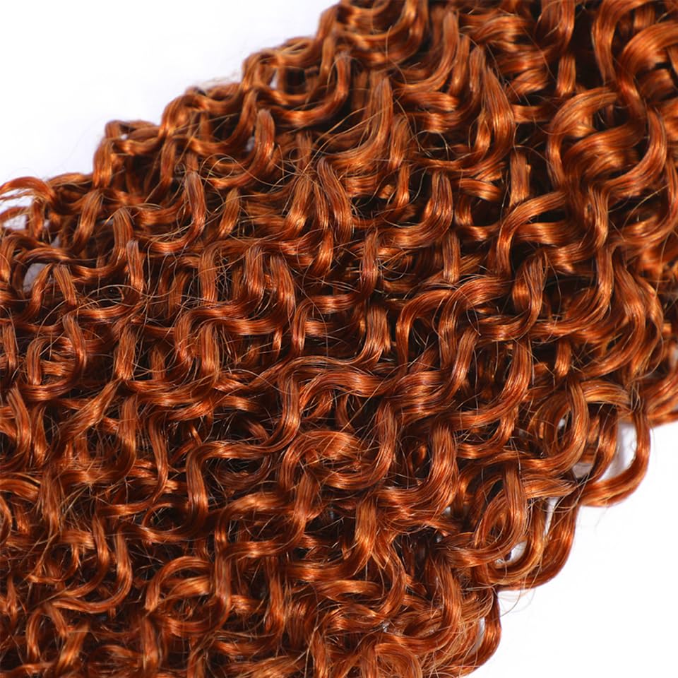 Ginger Bundles Human Hair 350 Kinky Curly Bundles Ginger Orange Curly Bundle Human Hair 30 30 30 inch 300g