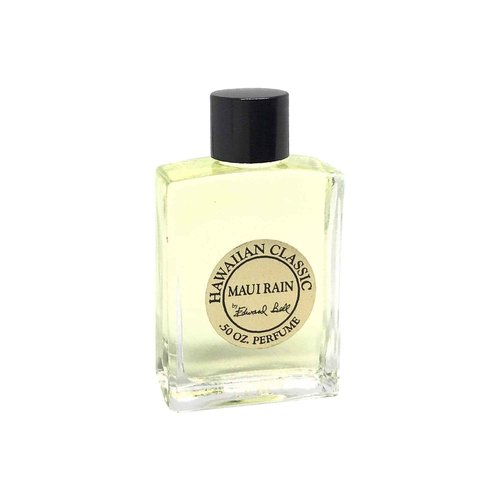 Hawaiian Maui Rain Perfume in Clear Glass Bottle 1/2 oz (0.5 oz) by Edward Bell