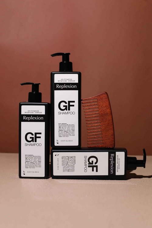 Replexion Hair Growth Shampoo (3x250ml) – Revitalizes Scalp, Strengthens Roots, and Promotes Thicker, Healthier Hair with Botanical Growth Factors – Reduces Hair Loss and Restores Vitality