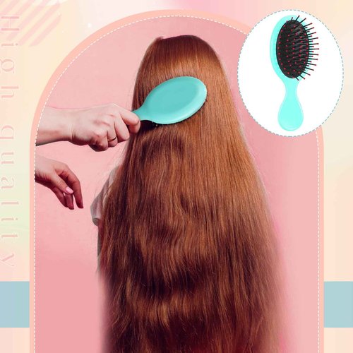 FoldTier 120 Pcs Mini Travel Detangling Brush with Soft Bristles for Wet and Dry Hair - Smoothing Knots with Ease for Most Hair Types
