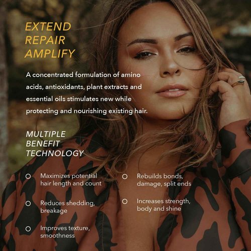 Ethica Beauty Sulfate-Free Salon-Grade Anti-Aging Moisturizing Shampoo, Hypoallergenic Scalp & Hair Growth Formula, For All Hair Types - Paraben Free, Gluten Free, Fragrance Free, 16.9 oz