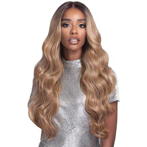 Bobbi Boss Human Hair Blend 13X4 Swiss Lace Front Wig - MBLF190 CARMELA (1)