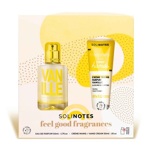 Solinotes Paris Vanilla Gift Set - Eau de Parfum 50ml and Hand Cream 30ml Clean Beauty France